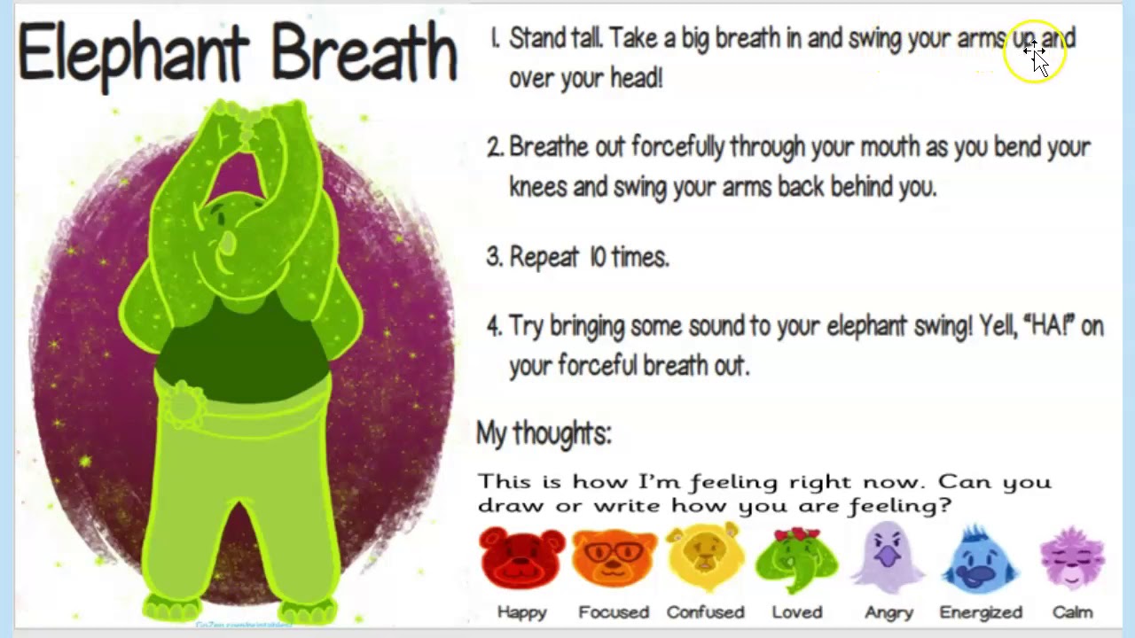 Elephant Breath Wellbeing breathing no 10 YouTube