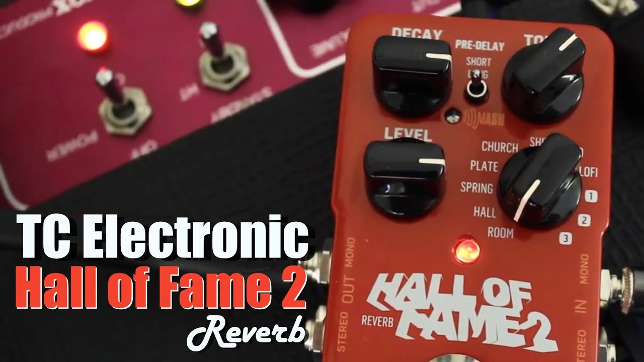 ギター tc electronic Hall of Fame 2 Amazon.com: TC Electronic Hall of Fame 2 Reverb Pedal