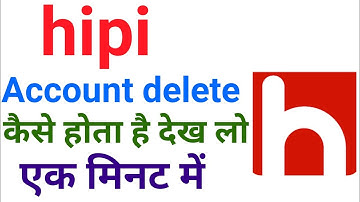 Hipi account delete kaise kare |Hipi App account delete kaise kare | hipi account delete