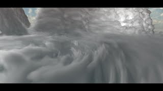 Sky Master ULTIMATE HDRP - Volumetric Cloud Supercells and Vortexes, interaction with lightning.