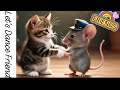 Unlikely Friendships - a cat and mouse become friends and having a good time! #friends #friendship