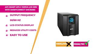 Apc Smart Ups C 1500Va Lcd 230V With Smartconnect Smc1500Ic