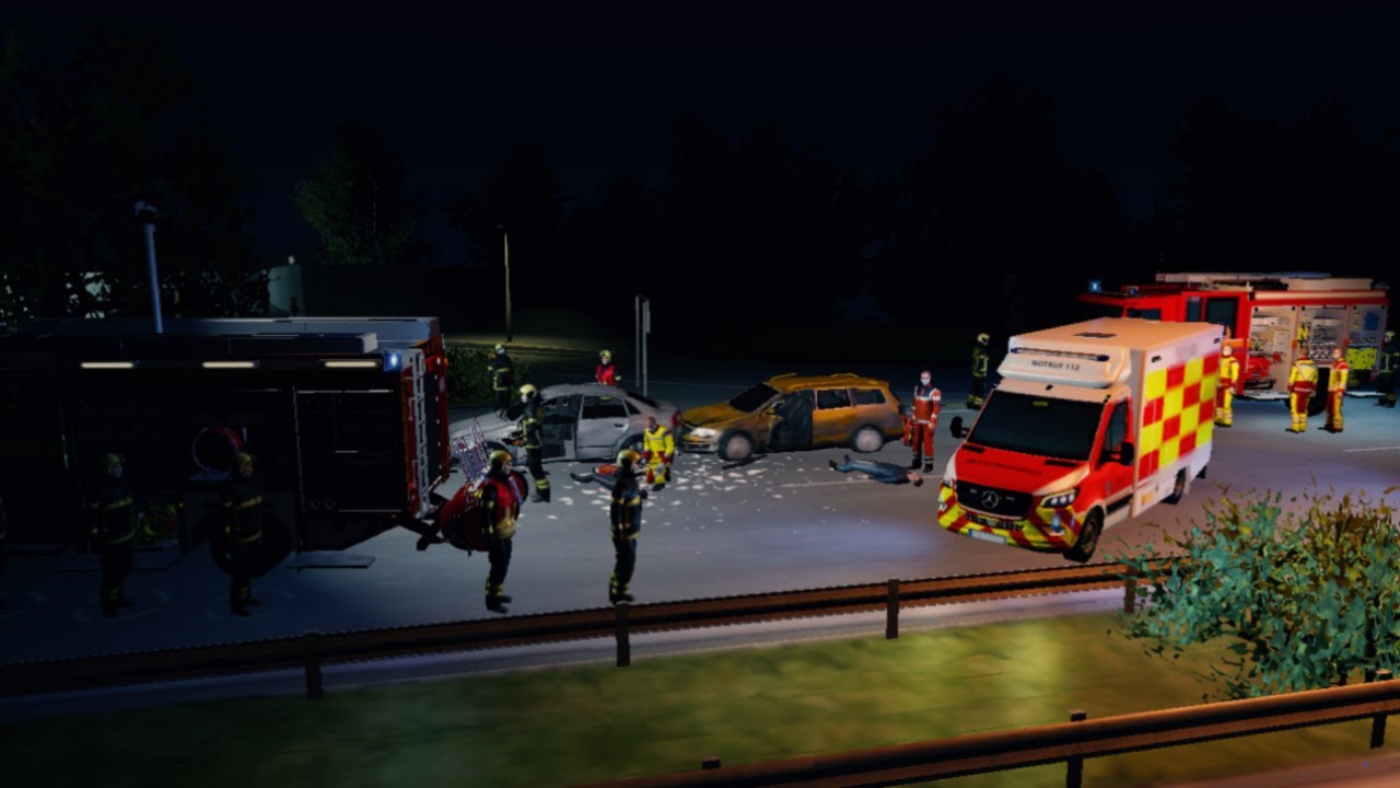 Verkers Unfall auf der Auto bahn/Emergency 5 Lüdenscheid 1.1.1 Version