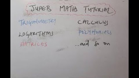MATHEMATICS JUPEB PREPARATORY TUTORIAL