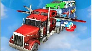 Flying Car Transport Truck 3D - Android GamePlay HD screenshot 1