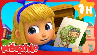 Morphle and Friends Build a Treehouse 🌳 | Morphle | Cartoons for Kids | Moonbug Kids