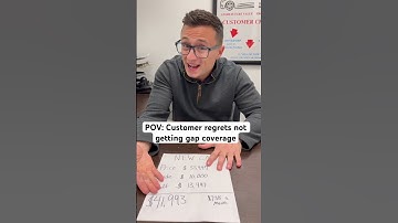 Why you should get gap coverage #carsalesman #car #dealershiplife