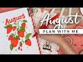 PLAN WITH ME | August 2022 Bullet Journal Setup  🍓