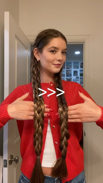  2 steps ahead with this 5 strand braid 🫶🏻 #braid #hairstyle - YouTube