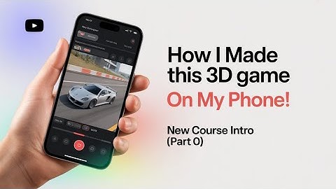 How I Made This 3D Game On My Phone! | New Course Intro (Part 0) || AI DEVGENIUS