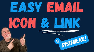 How to Add a Clickable Email Icon to Your Systeme.io Footer | A Systeme.io Tutorial