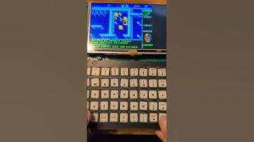 Palm Pico prototype demoing Petscii Robots