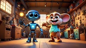 Ricky Robot Counts Robots | Counting Song for Kids | Nursery Rhymes and Baby Learning Fun