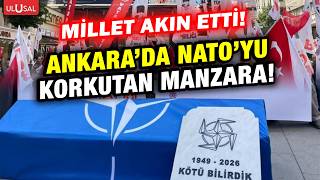 Türk Milleti Ankara Sokaklarını Natoya Adeta Dar Etti Natocuları Panikleten Görüntüler