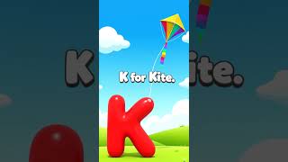 K for Kite , easy learning video for educational purpose #cocomilanalphabet #abcd #animation #kids