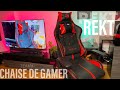 Chaise de gaming rekt unboxing montage chaise gamer