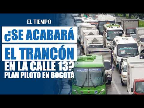 Will the Calle 13 reversible lane work? This is what the trial in Bogotá will look like | EL TIEMPO