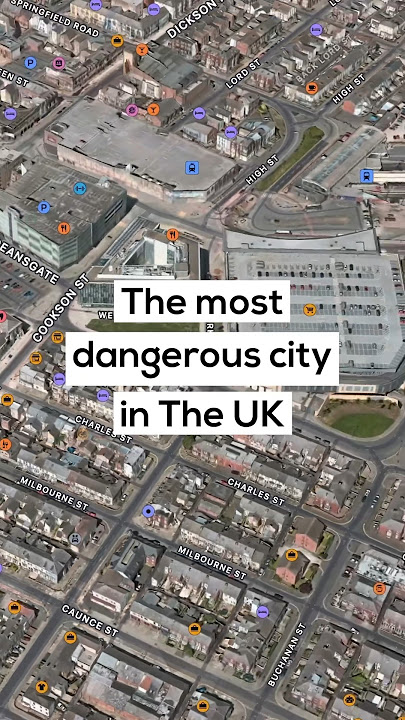 Top 10 most dangerous cities in the UK