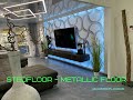 Metallic Epoxy Floor coating | Alte Betonboden mit Epoxidharz beschichten