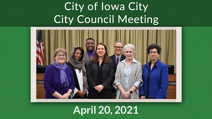 Iowa City City Council Meeting of April 20, 2020