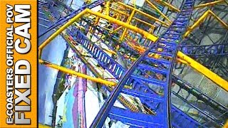 Spinning Racer Roller Coaster POV On Ride Maurer Söhne- Foire Stuttgart Oktoberfest (Germany)