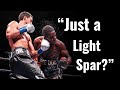 How to calm down a hard spar without being awkward