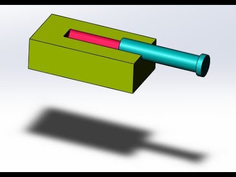 MOTION STUDY (Linear) in Solid works Assembling