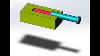 MOTION STUDY (Linear) in Solid works Assembling