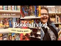 Library &amp; Secondhand Haul + 2025 Reading Goals | Bookish Vlog