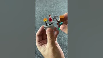 BloxxShorts | LEGO® MINECRAFT ⛏️ Miner and Creeper #shorts #legoshorts #ytshorts #fyp #mojang #viral