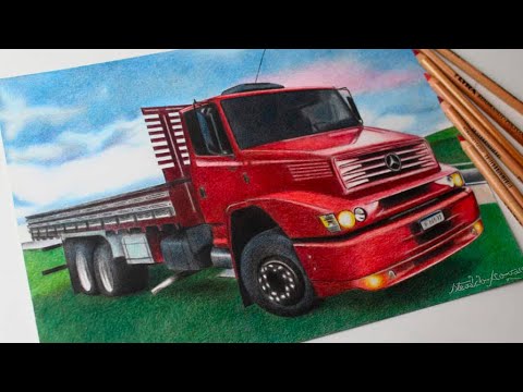 desenhando #caminhãotop #caminhão1620 #caminhão #caminhaopaixao #como