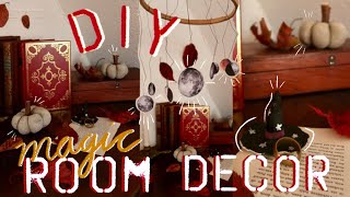 DIY Autumn witchy Room Decor • DIY Tutorials • concrete Pumpkin • jewelry Dish • moon phase Decor