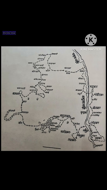 Brij 84 kosh parikrama🗺️ maps