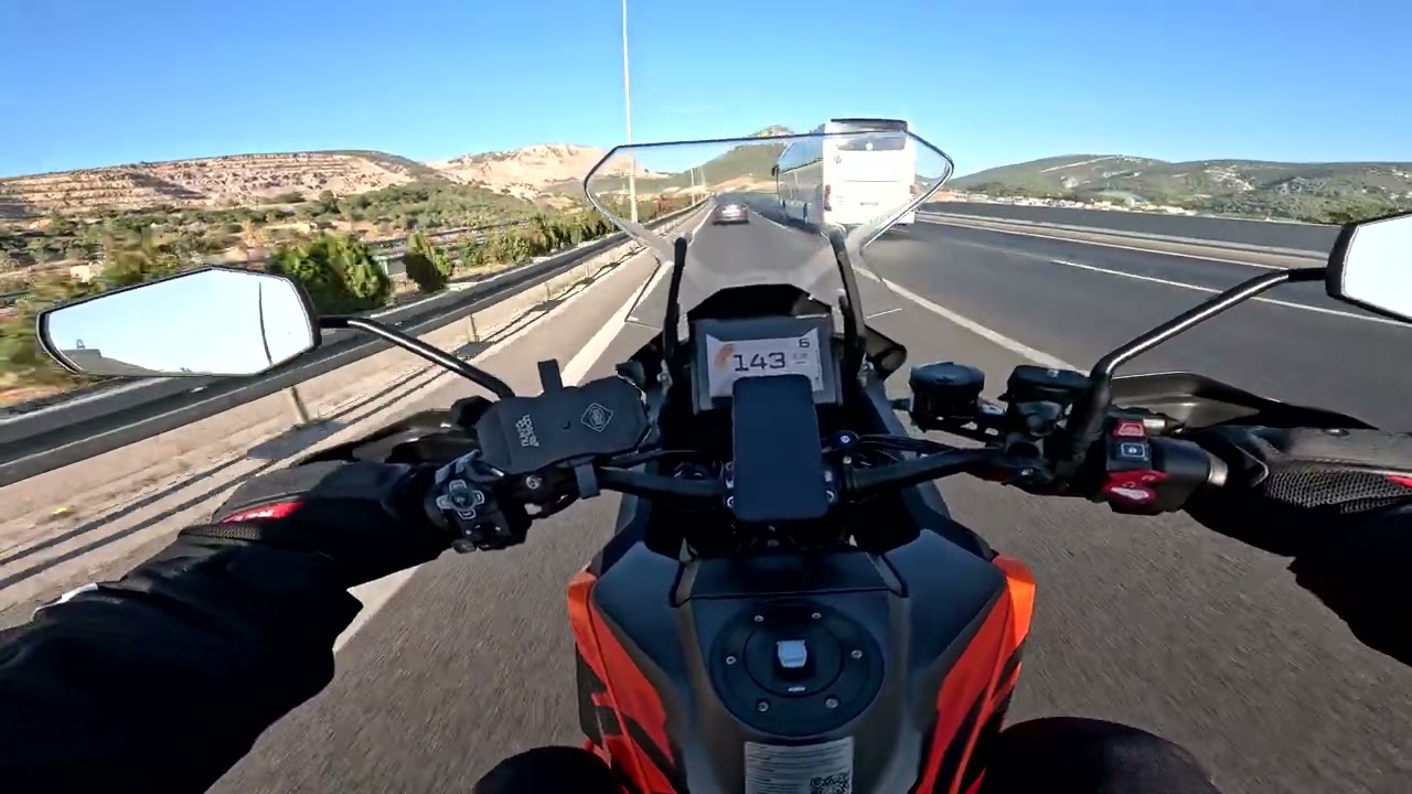 KTM 1290 SUPER ADVENTURE S TOP SPEED YOL BİTTİ