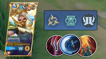 FINALLY , MOONTON RELEASE PERFECT BUILD AND EMBLEM FOR HANABI IN SOLO RANKED GAME!! (Must Try This!)