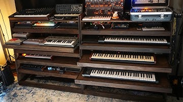 DIY Studio Synth Stand / Drawers (Free Plans)