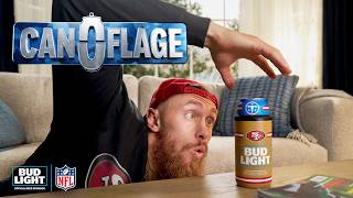 The People’s Tight End is here to teach you how to rep your team anywhere with Bud Light Can-O-Flage