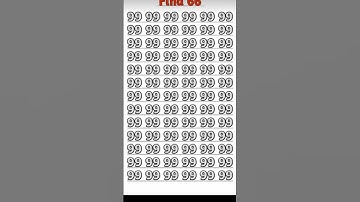 find  66 👈🤔 #gk #quiz #iqtest #puzzle #challenge #quiztime #find #ढूंढो