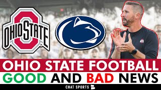 Ohio State Football Gets GOOD & BAD News | Brian Hartline to Penn State + Michigan Football Scandal