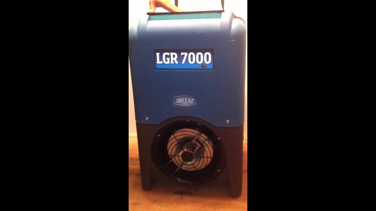 Dri-Eaz LGR 7000XLi Discussion - YouTube