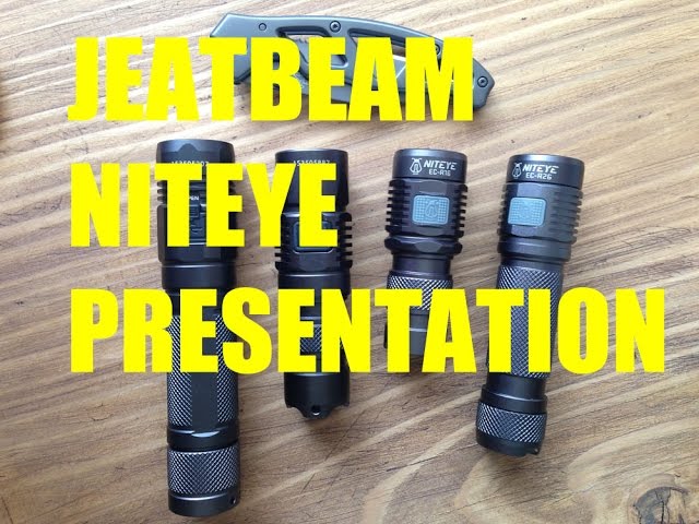 NITEYE JETBeam EC-R16 - Mini Lampe torche rechargeable surpuissante 750lm