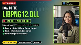 Fix libpng12.dll Image Error!