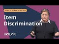 Improve Your Exams with Item Discrimination 💡