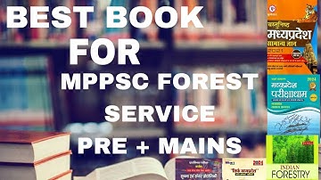 MPPSC FOREST SERVICE 2025 | MPPSC Forest Mains Books | MP SFS Books | mppsc booklist | pre + mains