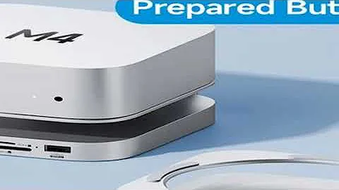 Hagibis USB C Hub with M.2 SSD Enclosure for Mac Mini M4/M4 Pro Stand Type-C Docking Station SS