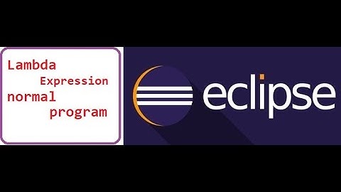 Lambda Expression program || in simple way || Eclipse id -java8 || 2023
