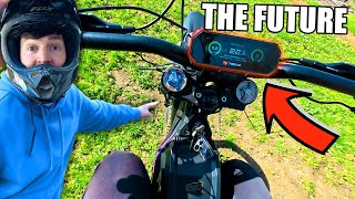 Riding My New Motocross Track… My New E-Bike Is Crazy Fast!