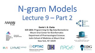 BSR 6806: Lecture 9 - Part 2 - N-gram Models - Giacomo Marino - ISMMS - Spring 2023