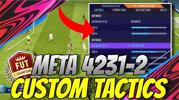 FIFA 21 *SUPER OVERPOWERED* 4231(2) PRO PLAYER WIDE CUSTOM TACTICS & PLAYER INSTRUCTIONS!! | FUT 21