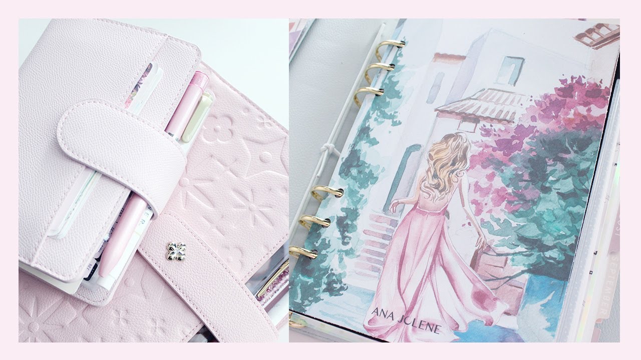 Planner Setup Erin Condren A5 Daily Duo Agenda In Aura Estelle Cloud Planner setup erin condren a5 daily duo agenda in aura estelle cloud